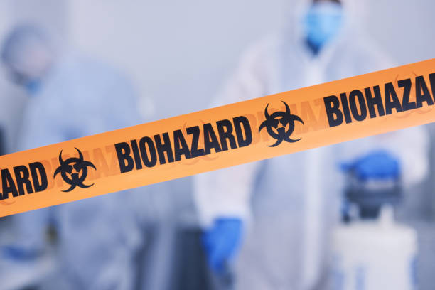 Professional Biohazard Cleanup technician working in Charlottesville, IN